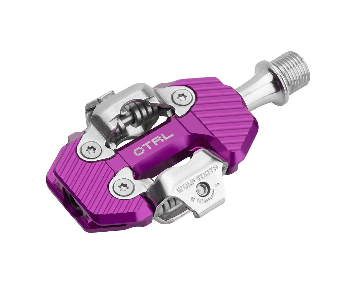 Wolf Tooth Components CTRL Trail Clipless Pedals (Ultraviolet Purple) (Shimano SPD)